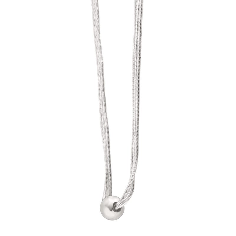 Silpada 'Thoreau' Multi-Strand Bead Necklace in Sterling Silver, 16'' - Image 2